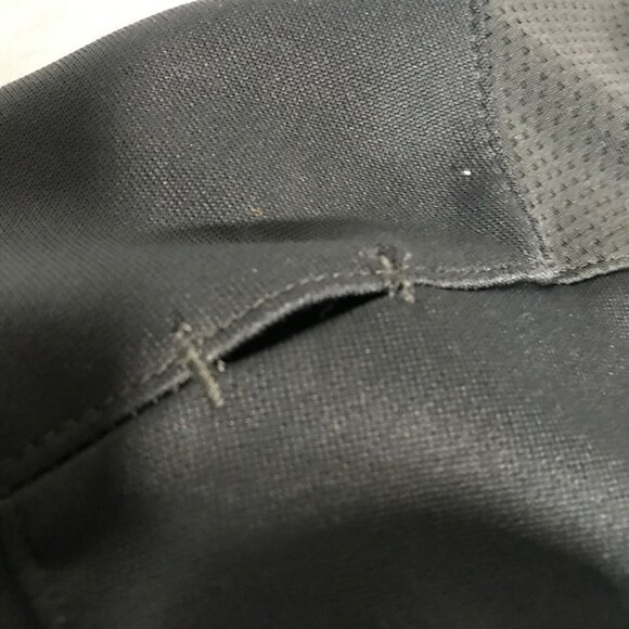 Reebok Jacket Men L Charcoal Full Zip Play Dry Pockets Polyester Lightweight - Picture 7 of 10